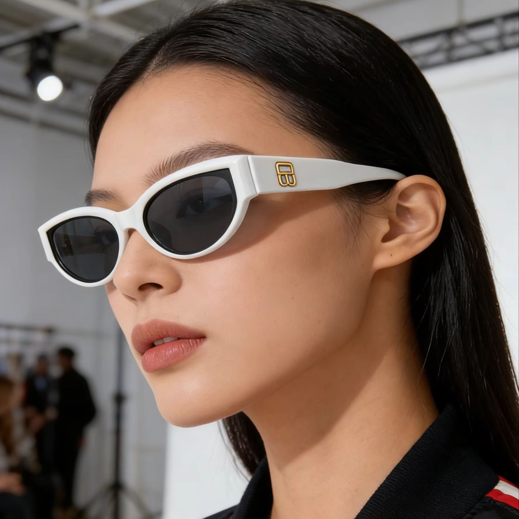Sunglasses Cat Eye - 여성 레트로 고양이 눈 선글라스 작은