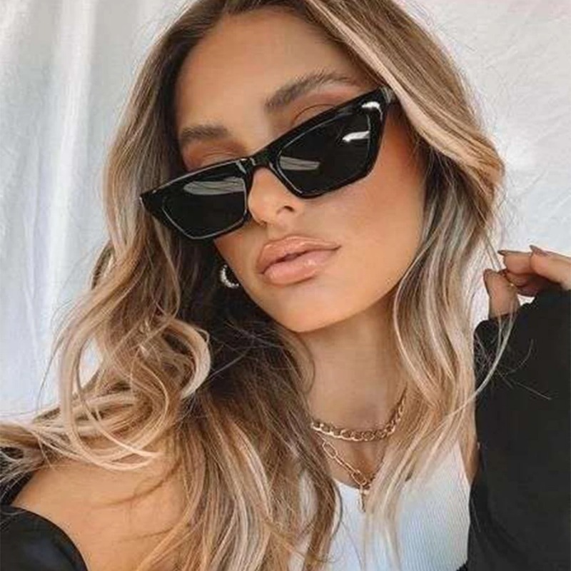 Sunglasses Cat Eye - 빈티지 고양이 눈 선글라스 여성 스퀘어