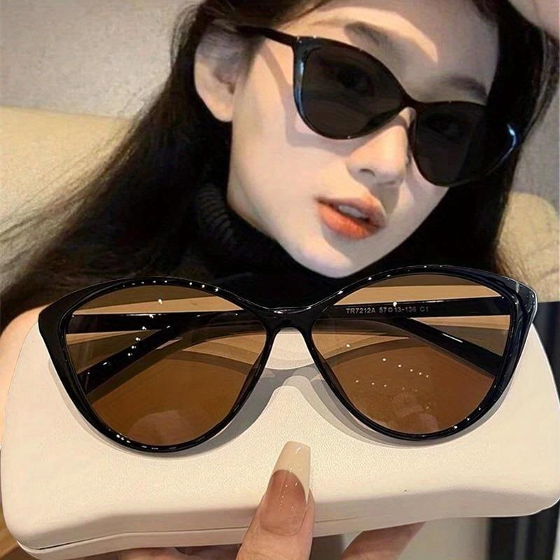 1Pc 레트로 프레임 고양이 눈 선글라스 여성 트렌디  - Sunglasses Cat Eye 리뷰 및 가격